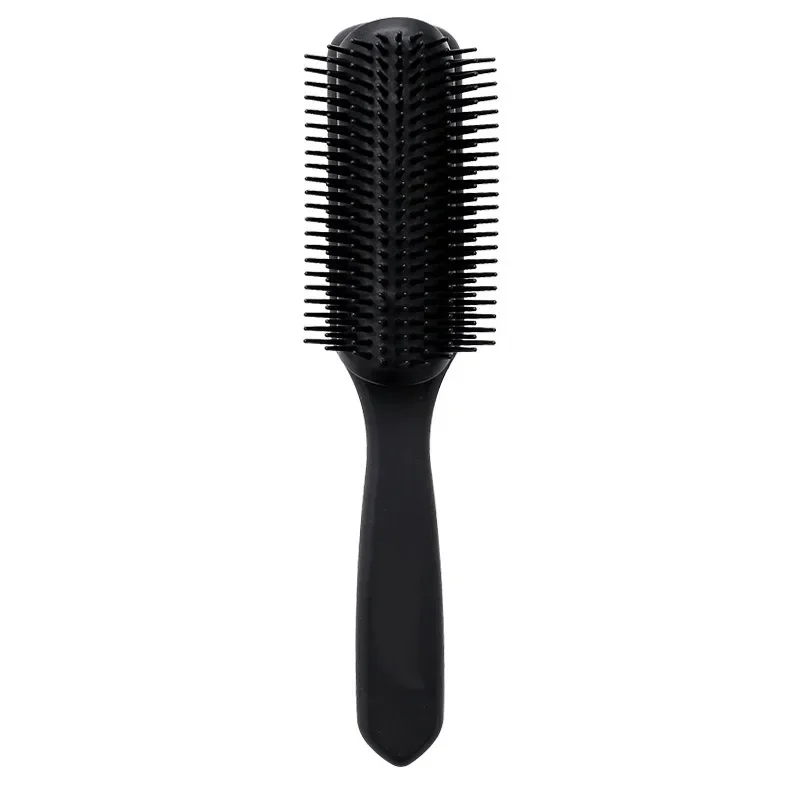 

Black Detangling Hair Brush Handle Tangle Comb Pompadour Men Styling Shower Massage Scalp Comb Salon Hairdressing Styling Tool