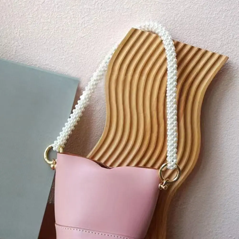 Chains DIY Modification Accessories Shoulder Bag Chain Metal Braided Chain Shoulder Bag Strap Bag Accessories Pearl Bag Chain