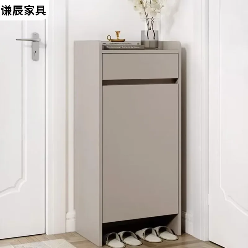 Ultra-narrow shoe cabinet, small apartment outside the household corridor at the entrance, new popular entry, small extremely na