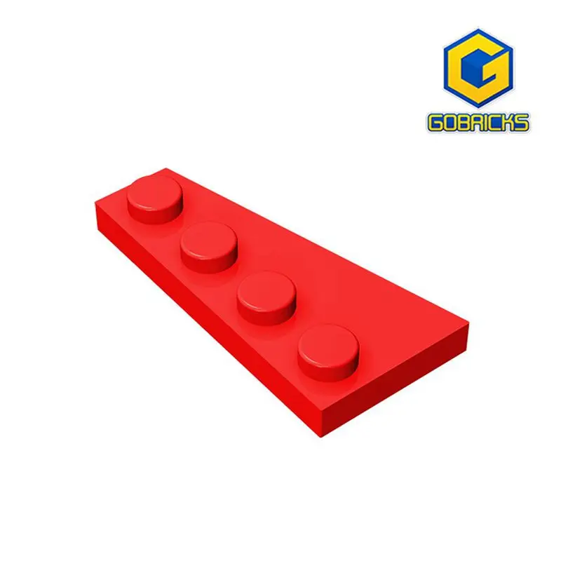 Gobricks Bausteine Moc montiert Partikel Keil plat Bausteine Teile DIY Block Ziegel pädagogische Geschenk Spielzeug