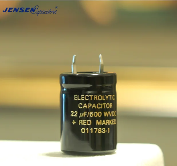 

2pcs/lot JENSEN 22uf 500V 22x30mm Electrolytic capacitor original Danish handicraft free shipping