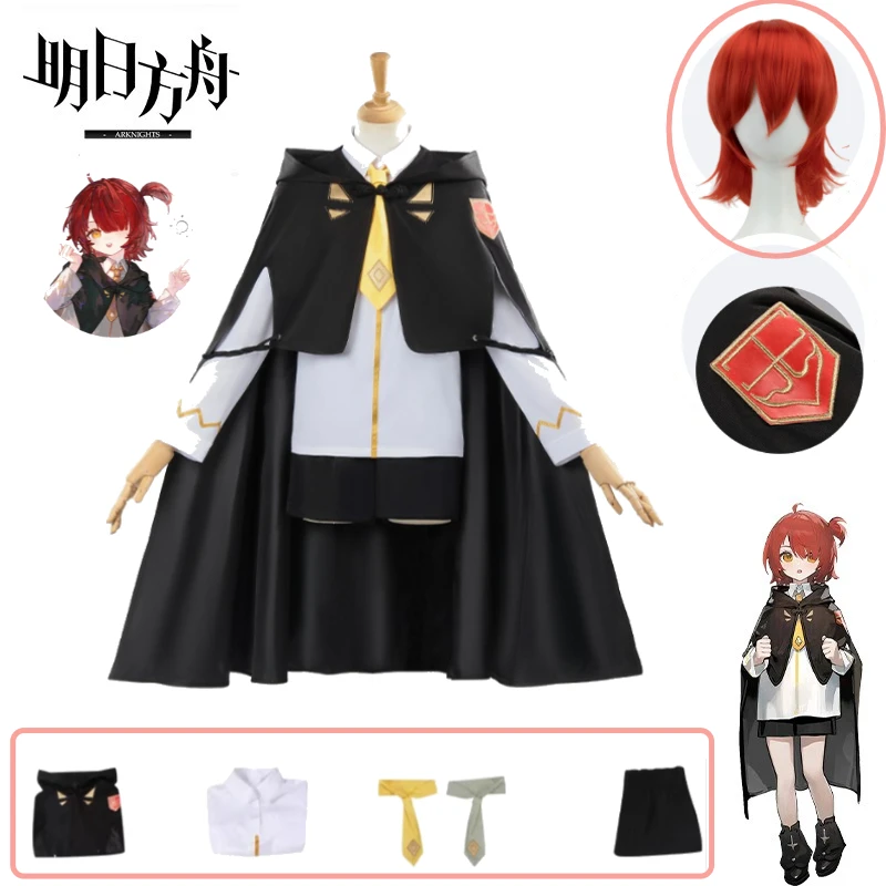 

Arknights Cosplay Costume Lemuen, Lemoin Childhood Ver Exusiai Female Combat Style Cosplay Twin Sisters Outfit for Comic Con