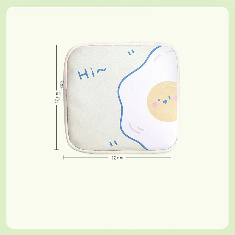 Aunt towel storage bag cartoon cute student girl sanitary napkin menstrual bag large capacity handbag small and convenient