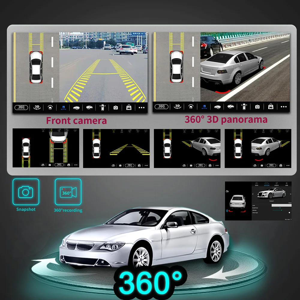 Android Multimedia Navigation Radio Player  360 Panoramic Camera Assistance System Modul