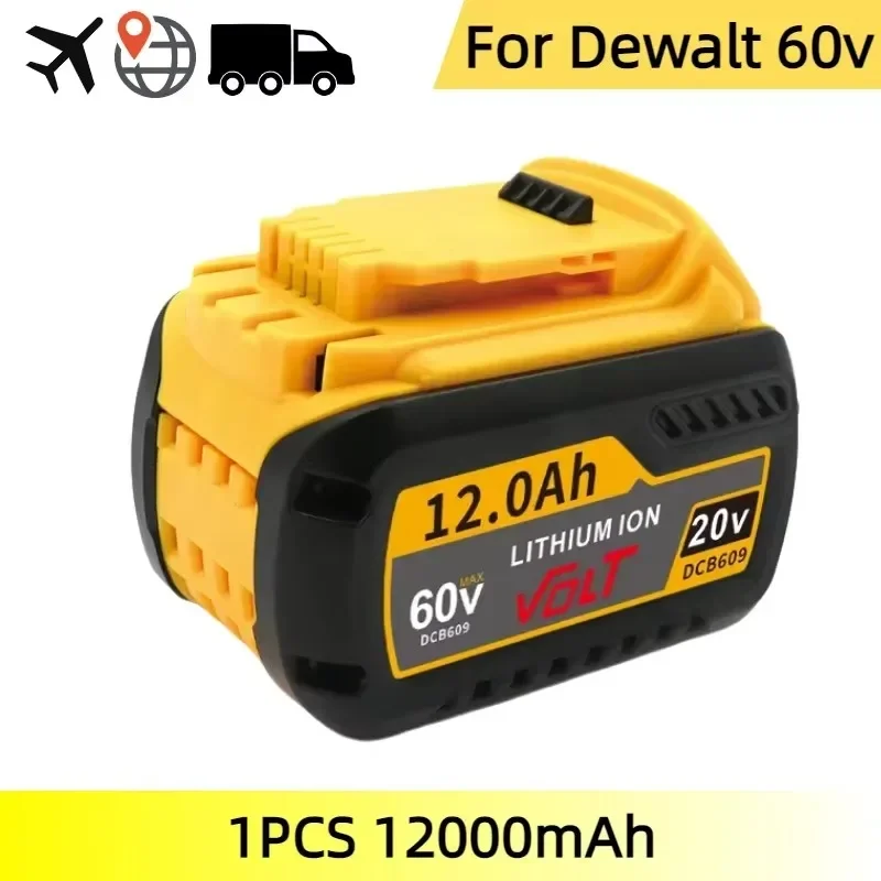 For DEWALT 18V20V/60V MAX Compatible DCB609 DCB547-XJ DCB200 DCB201 DCB609 DCB182,DCB204 Battery for Flexvolt 18Ah Max Battery