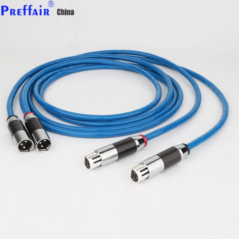 

Preffair X404 Silver Plated Hifi XLR Audiocable Signal Line Carbon Fibre XLR Terminal Output Audio Connection Line