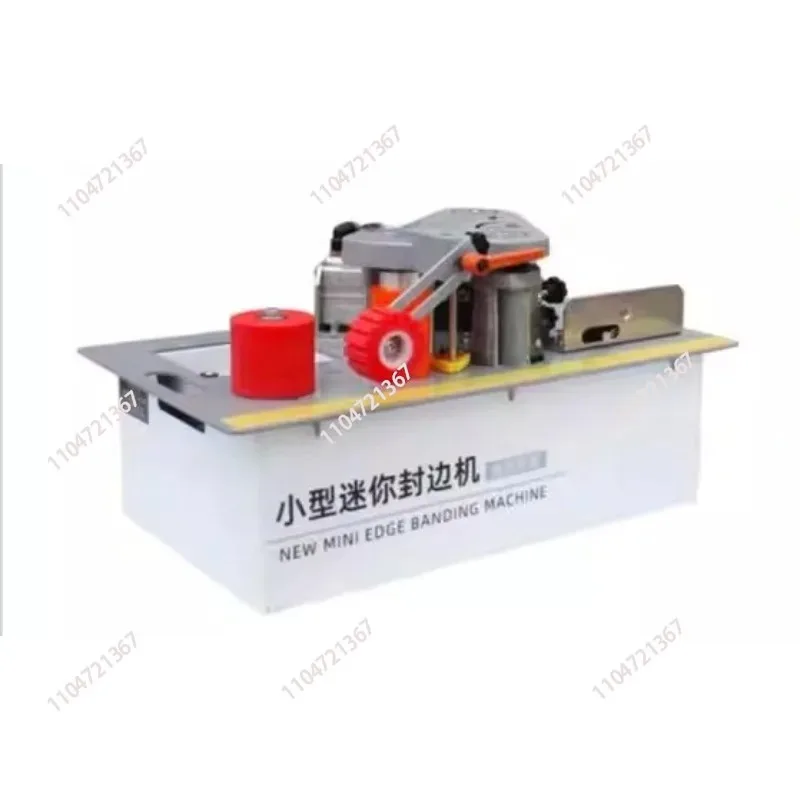 220V 1200W 6-60mm Mini Edge Banding Machine Woodworking Home Decoration Curved Straight Line Saw Bench Type