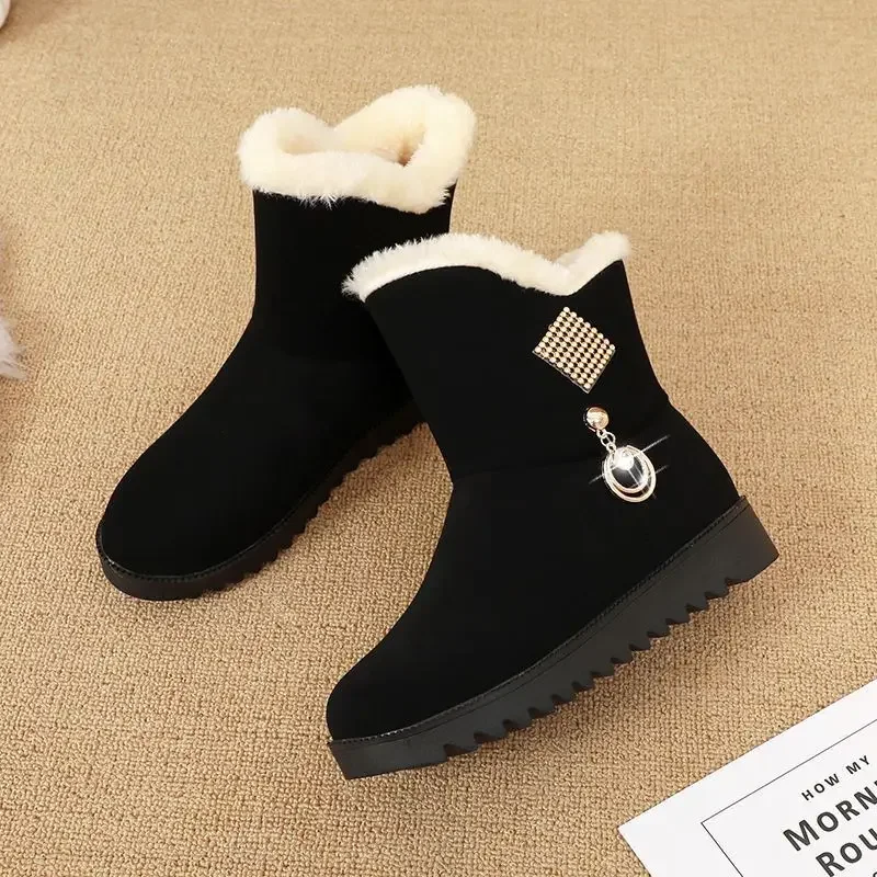 

Хлопковая нескользящая мягкая женская обувь до щиколотки. Удобная и элегантная распродажа. Тренд 2024. Мода по акции. Горячие женские зимние ботинки в готическом стиле.