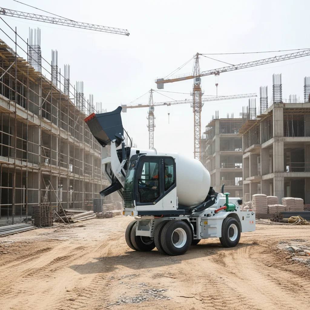 Customized Self Loading Concrete Mixer Truck Suitable For Bridge And Tunnel Construction