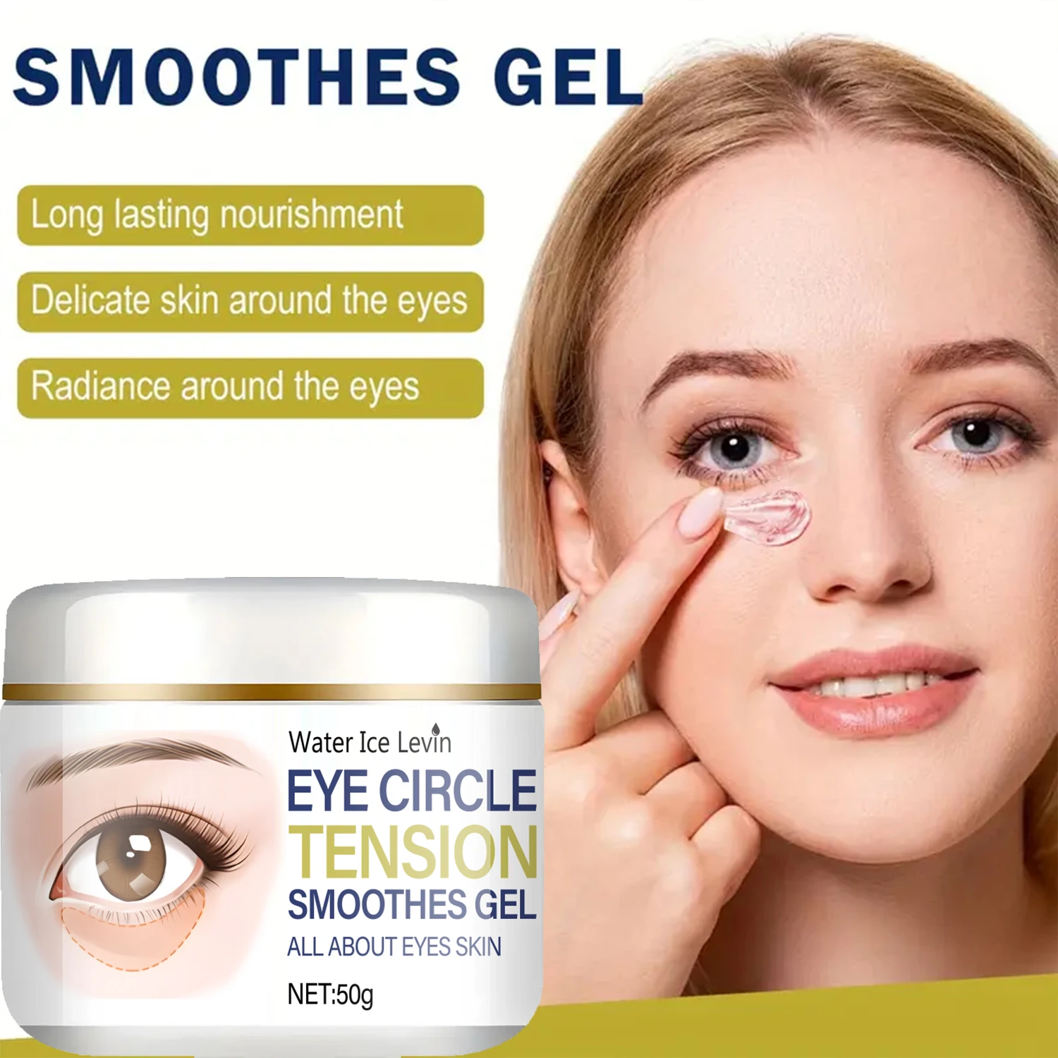 كريم العين مع النياسيناميد وحمض الهيالورونيك - يقلل من الهالات السوداء والانتفاخ لبشرة العين أكثر سلاسة وثباتًا وأكثر إشراقًا #3