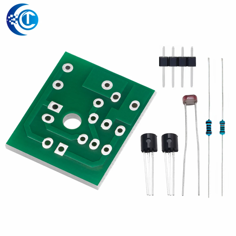 DIY Light-Sensing Switch Circuit Kit (with Photosensitive Component): Ideal for Learning Experiments