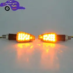 1pc ED Universal Motorcycle Flashing Turn Signal Light Lamp Indicator Light Amber Blinker Light LED Flasher Relay 12V