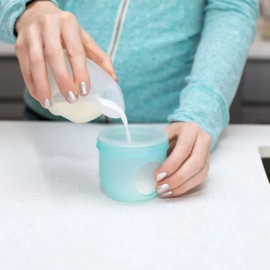 Силиконовый молокоотсос — использует пассивное всасывание для естественного экспресс-молока и легко собирает до 3-унций молока.