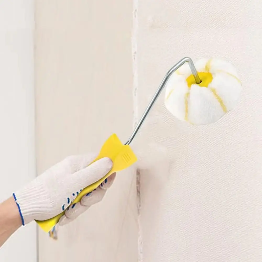 40cm Drywall Corner Roller Handheld Round Corner Painting Tool Corner Paint Roller for Wall Painting Decoration Eaves Baseboard