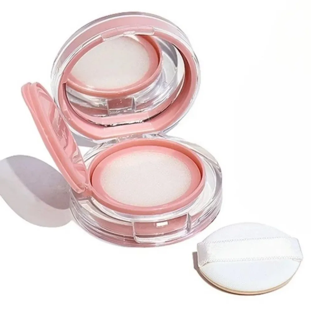 DIY Mini Empty Puff Box Transparent Portable Cosmetic Container with Mirror with Sponge Air Cushion Box For BB Cream