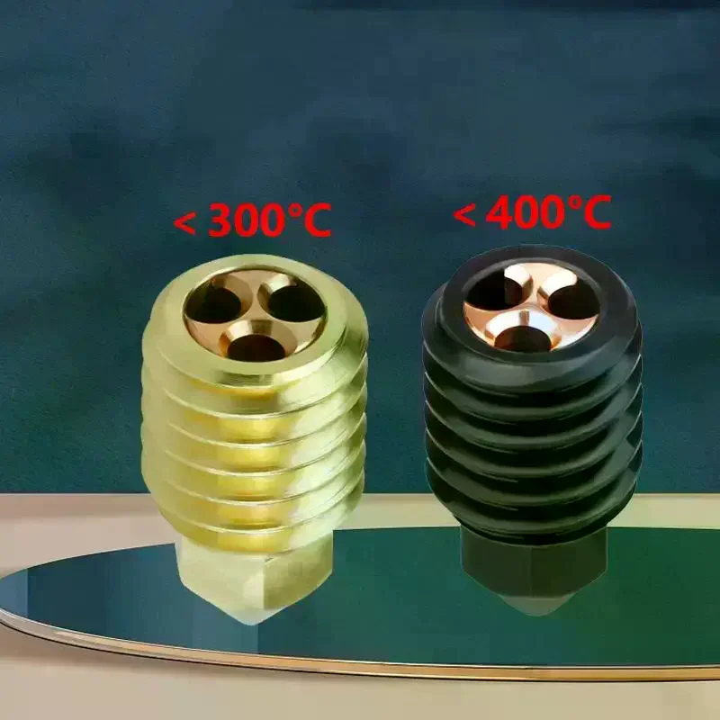 Multiple Caliber 3D Printer Hotend Replacement X1 P1P CHT High Flow Nozzle Brass Hardened Steel Print Head For Bambu Lab 1Pcs