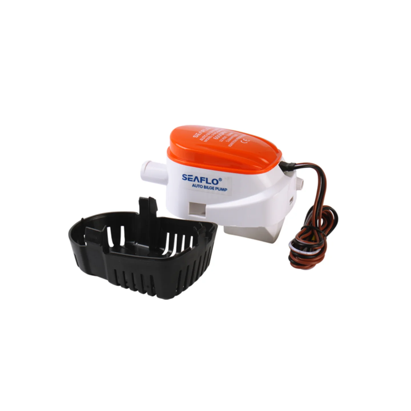 مضخة نزح أوتوماتيكية من Seaflo 600GPH 12 فولت/24 فولت، مضخة مياه قارب غاطسة الكل في واحد مع مفتاح تعويم مدمج، للاستخدام البحري