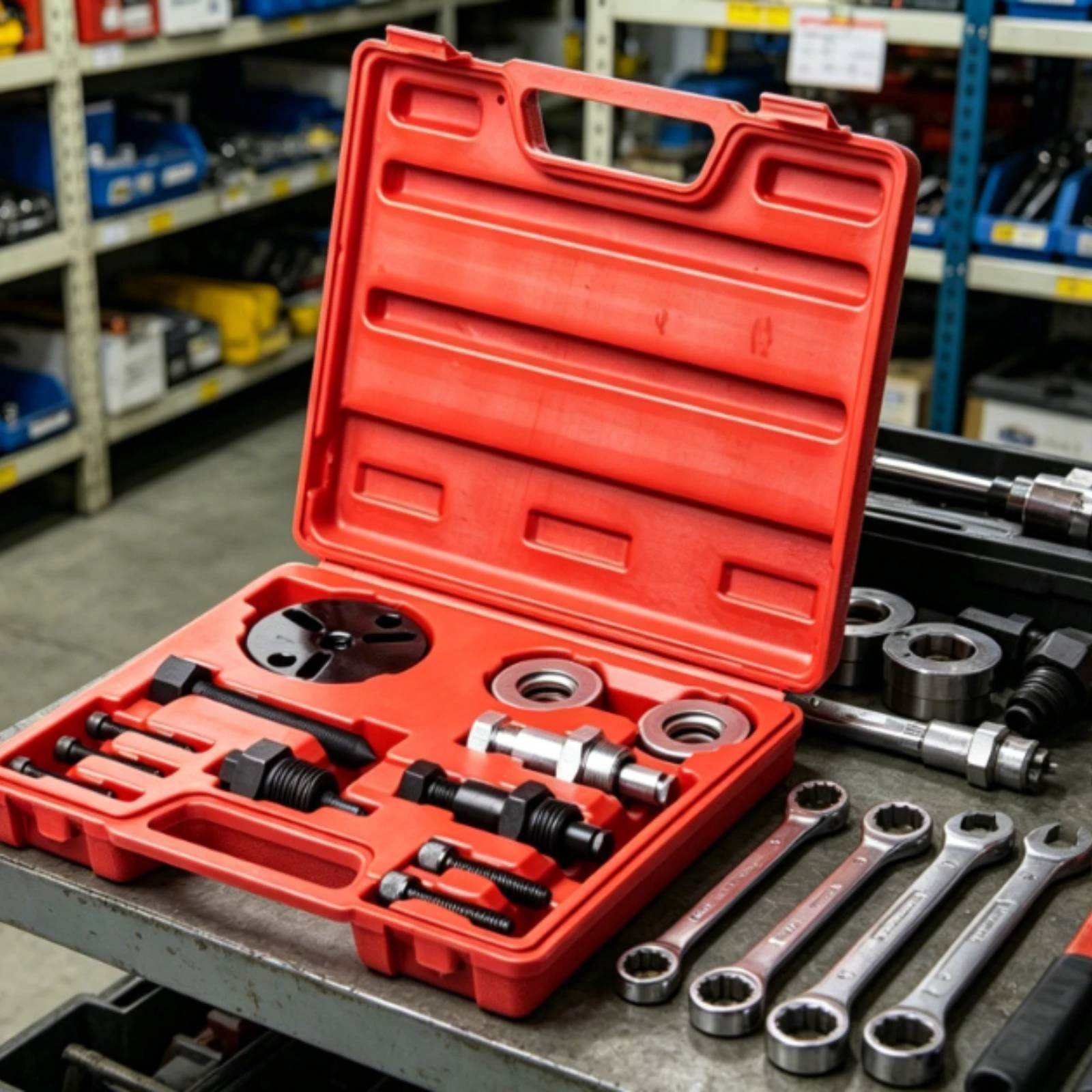A/C Compressor Clutch Tool Kit Complete Air Conditioning Compressor Repair Tool Kit Professional Grade Many Makes and Models