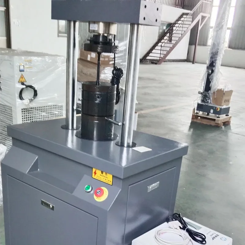 Customized on demand 10T oil well cement pressure testing machine, oil well cement test method, cement stone compressive