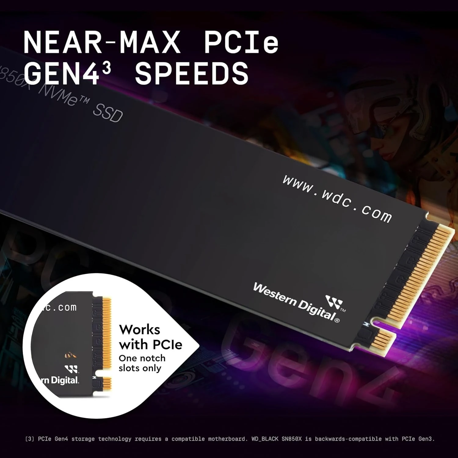 محرك أقراص الحالة الصلبة SSD للألعاب الداخلي 4 تيرابايت SN850X NVMe - Gen4 PCIe، M.2 2280، ما يصل إلى 7,300 ميجابايت/ثانية - WDS400T2X0E · شعبية جديدة #6