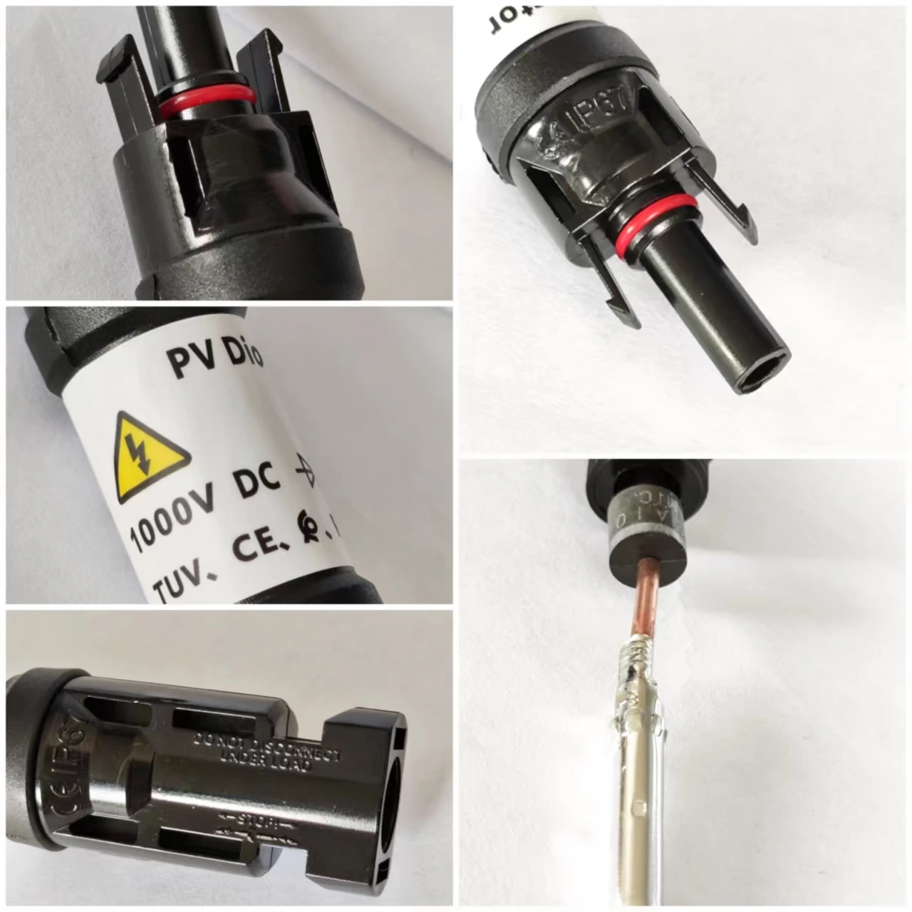 1/4/8/10/20/50pcs 10A 15A 20A 30A Solar DC Diode Plug Connector For PV System Solar panel Parallel Connection protection use
