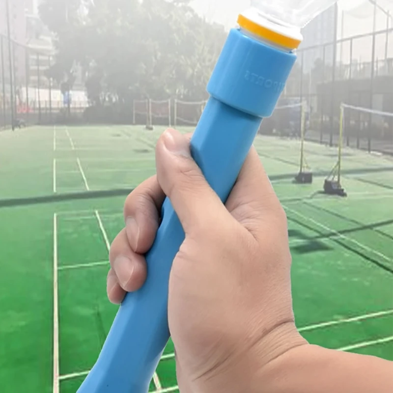 Portable Badminton Racket Training Swing Racquet Exercise Sport Equipment Enhances Grip Correction Finger Wrist Force