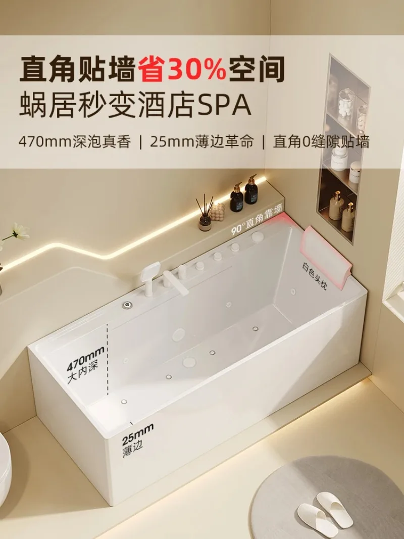 Great waterfall thermostatic lanterns bubble surfing Jacuzzi household small apartment acrylic Japanese cream wind