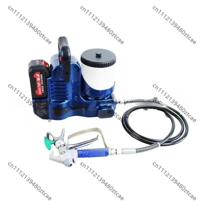 High Pressure Airless Paint Sprayer Electric Lithium Battery Cordless Airless Spraying Machine Portable Home Wall Furniture