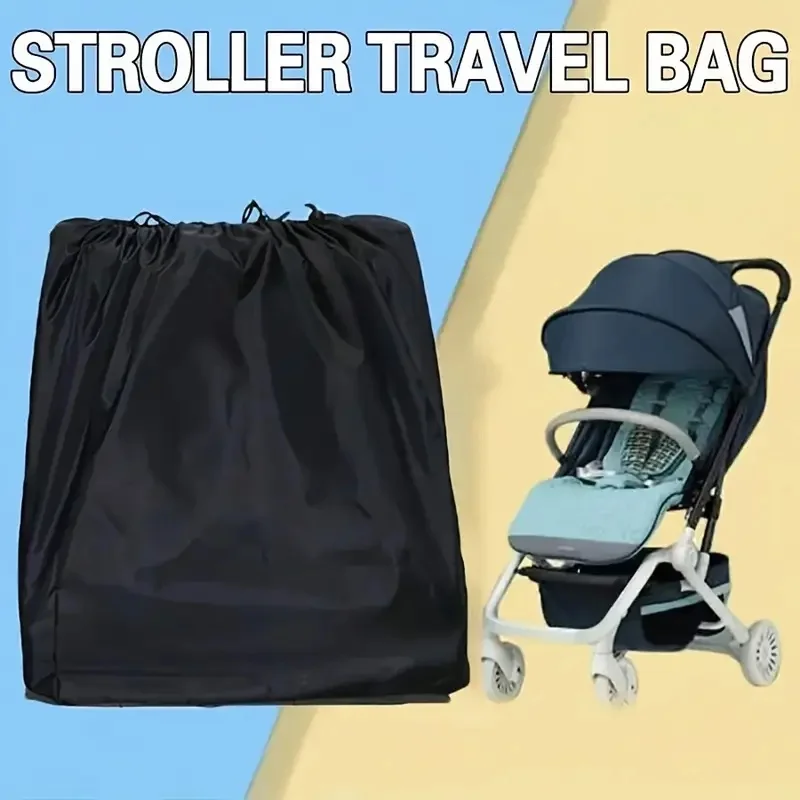 قطعة واحدة من حقيبة تخزين عربة الأطفال المصنوعة من البوليستر المتين، مثالية لعربات المظلة، متوافقة مع المشي لمسافات طويلة، ملحقات عربة الأطفال