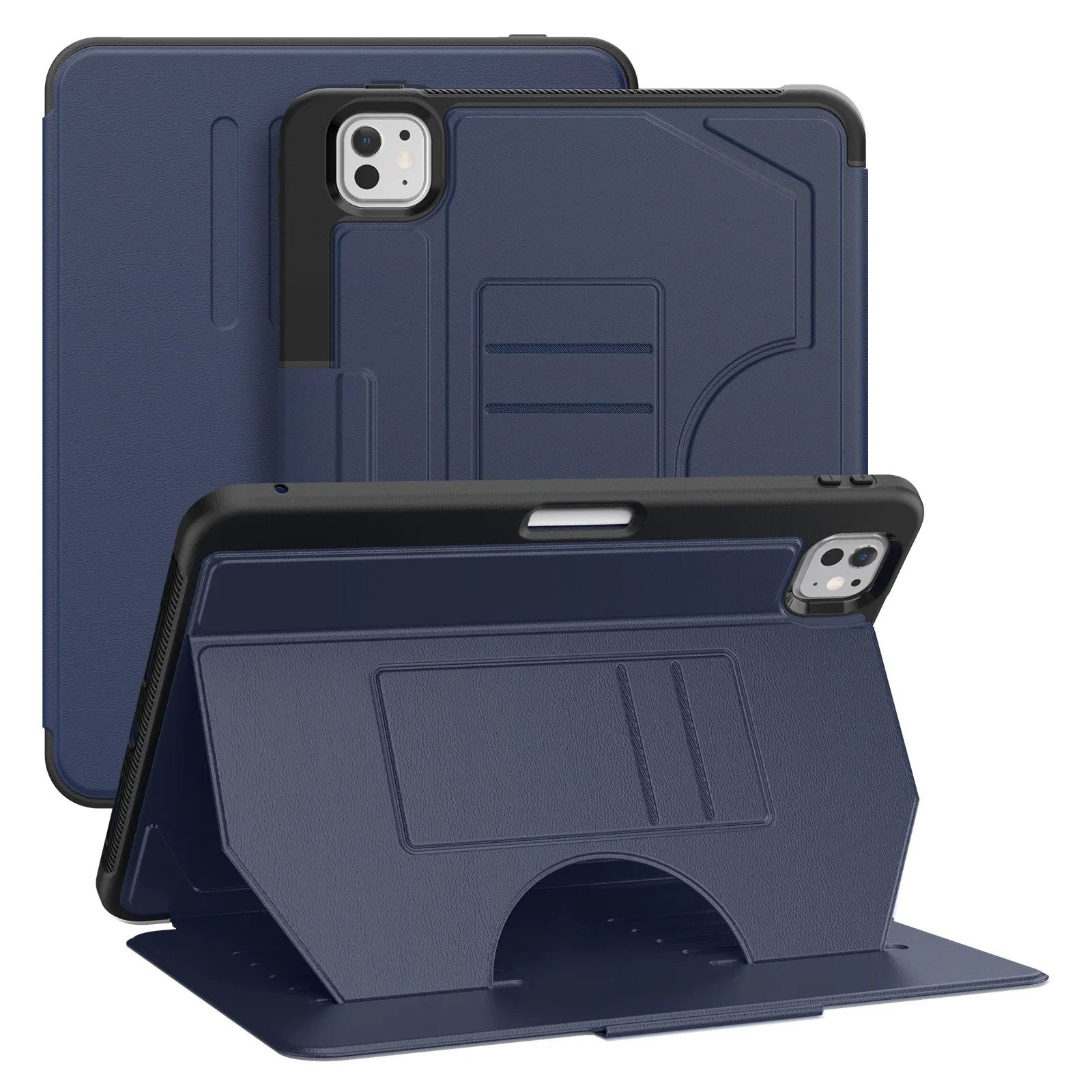 Card Slot Stand Cover Tablet Case For iPad Air Pro 7 8 9th 10th 11th Generation Mini 6 Cases 4th 5th 11 10.9 2025 13 inch