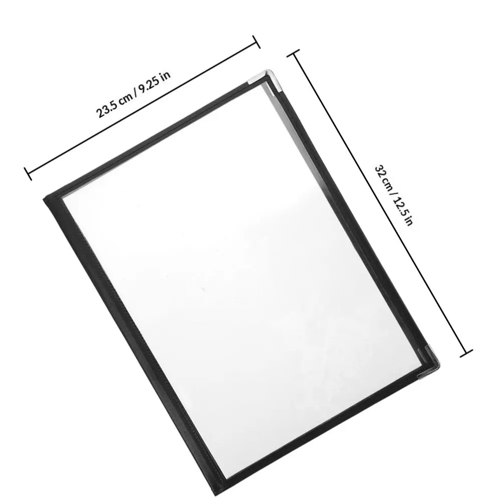 Display Holder Card Office Halloween Christmas Flexible Cover Double Sided Display Bar Menu Coffee Shop Menu Drink Menu 2PCS