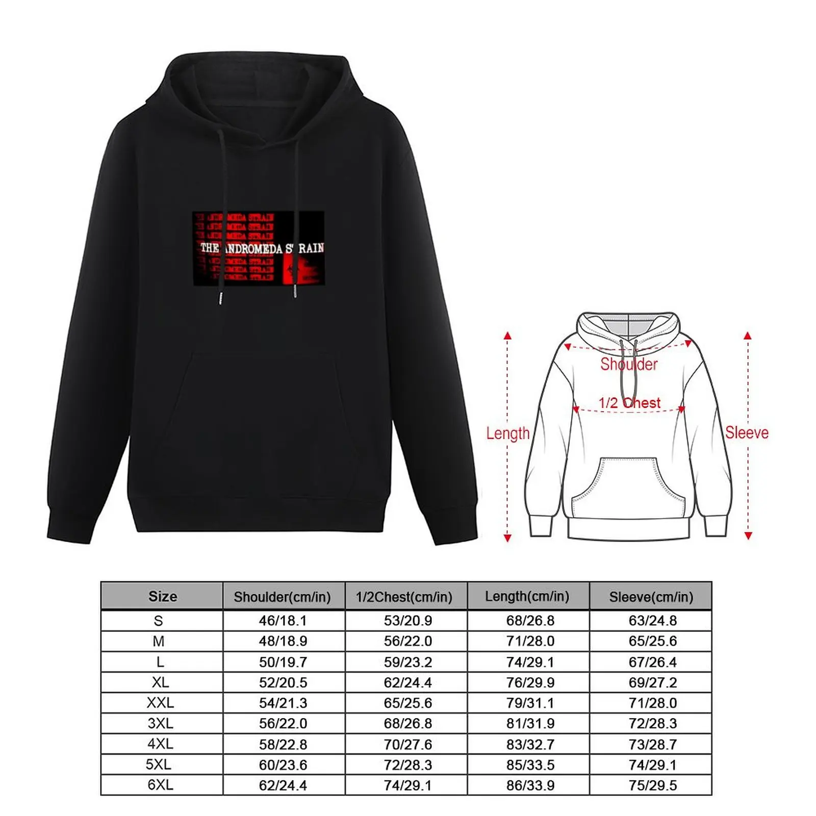 Andromeda Strain Pullover Hoodie korean clothes men's clothing men's sweat-shirt set new in hoodies & sweat-shirt