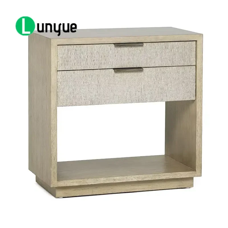Modern High Bedside Table Nightstand Storage Cabinet for Bedroom Living Room Furniture Home Decor Space Saving Design