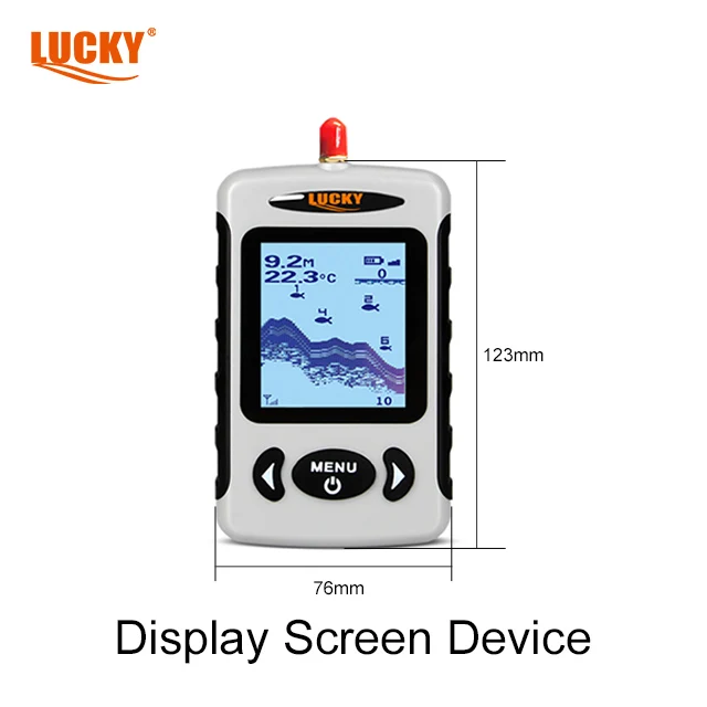 Lucky Fish Finder FF718-W 2.2 Inch Dot-Matrix Display Met Type W Draadloze Sensor