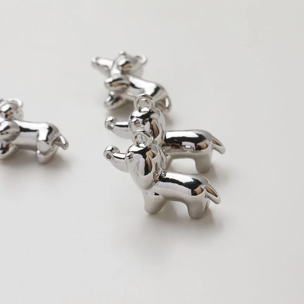 4 قطعة 14K مطلية بالذهب الألماني البلدغ قلادة اليدوية قلادة مجوهرات DIY بها بنفسك صنع لوازم المواد الملحقات