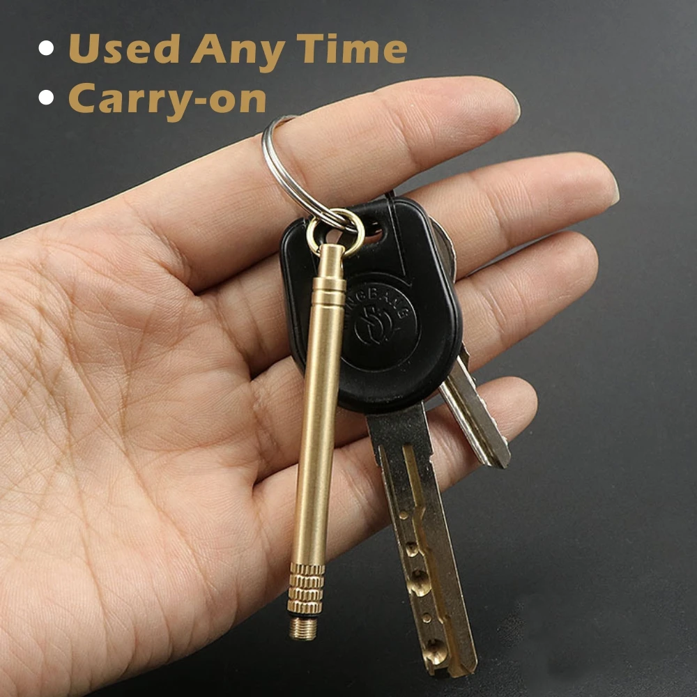 Palitos de titânio portáteis, fio dental, metal, bolso, chaveiro, aço inoxidável, reutilizáveis, garfo de frutas, ferramenta de acampamento