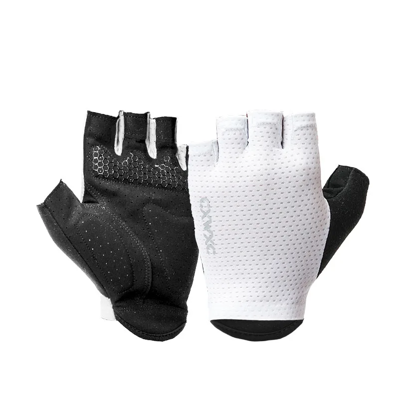 AliExpress CXWXC Cycling Fingerless Gloves Bicycle Half Finger Breathable Gloves Men Women Anti-slip Shockproof Short Gloves Bike Mittens