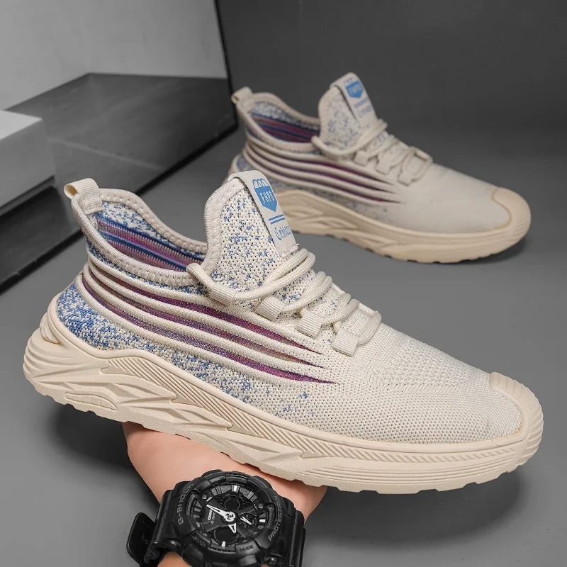 

Shoes Pop Flying Woven Sports Fashion Fashion Student Fashion Running Cloth Breathable Casual