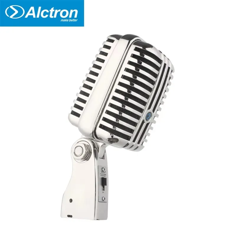 Alctron DK1000 professional Cardioid Classic Dynamic Microphone Metal Vintage Mic for stage performance and live show