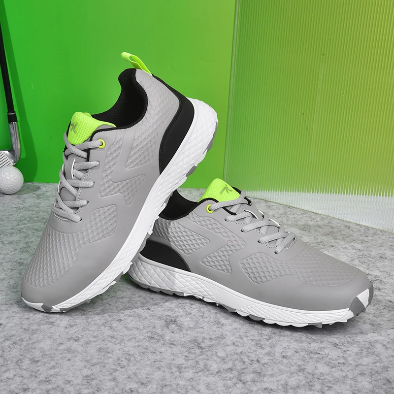 

Мужская обувь для гольфа, профессиональная нескользящая амортизирующая обувь для игры в гольф, противоскользящая обувь для тренажерного зала, обувь для гольфистов