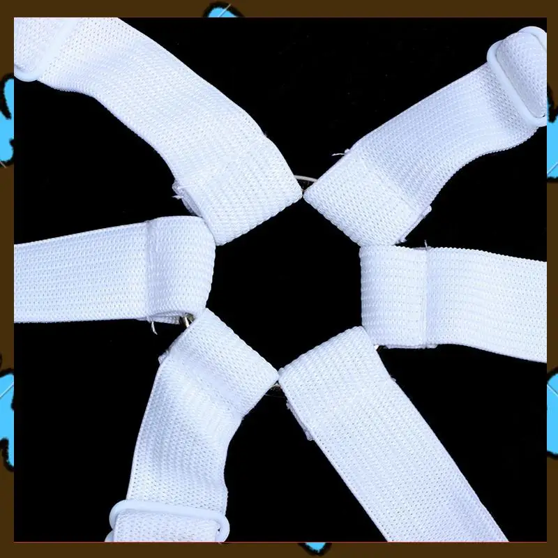 

Promotion! 10X Bed Sheet Clips Grippers Fasteners 3 Way 6 Sides Sheet Suspenders Elastic Sheet Holders Mattress Clips Straps