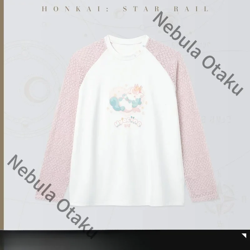Honkai: Star Rail Hyacine Hyacinthia Cosplay Anime Costume T-shirt Long Sleeve Ornament Short Sleeves Game Official Gifts Kawaii view 6