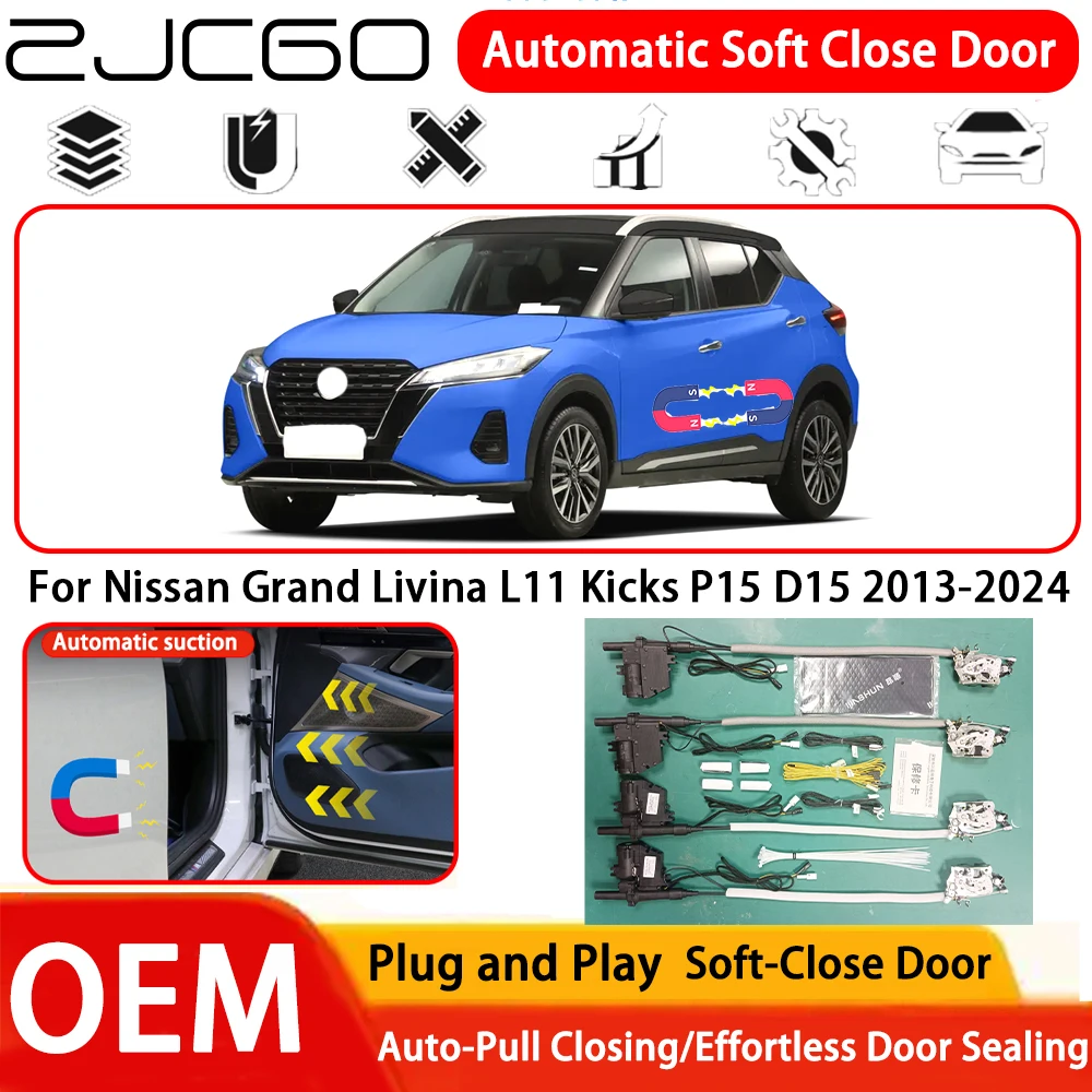 

for Nissan Grand Livina L11 Kicks P15 D15 2013-2024 Car OEM Plug and Play Automatic Electric Soft Close Door System