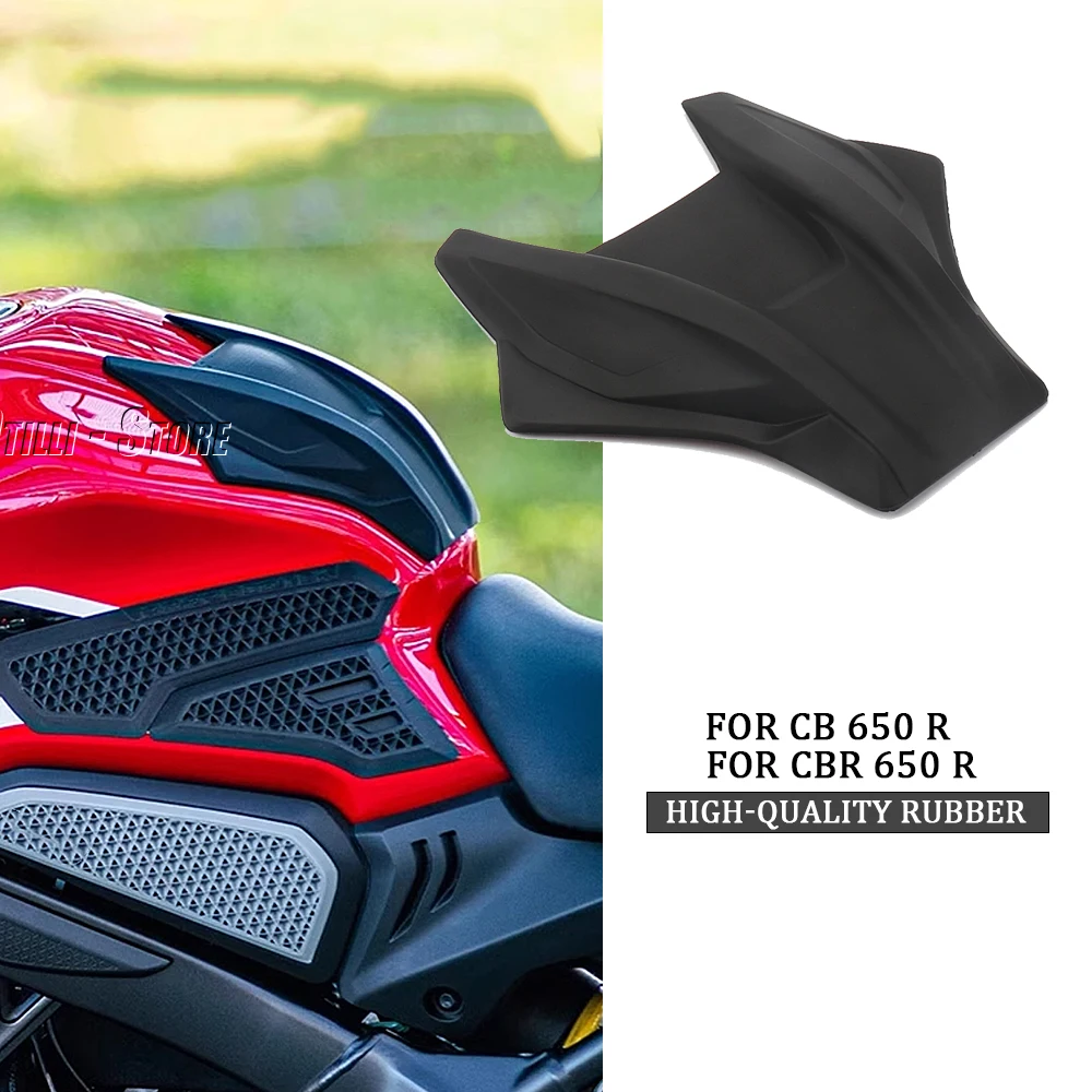 

Motorcycle Accessories Black Fuel Tank Pad Sticker Protection For Honda CB650R CB 650R CBR650R R CBR 650 RHigh-quality rubber