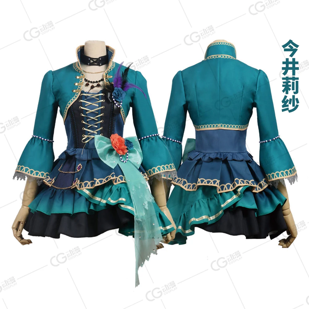 BanG Dream! Ako Udagawa / Yukina Minato/ Imai Lisa / Rinko Shirokane / Sayo Hikawa Cosplay Costume Halloween Game Women Outfits