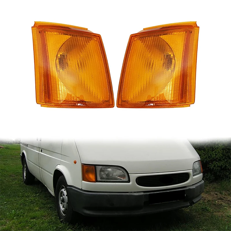 

Simple Car Front Left Right Side Corner Light Turn Signal Indicator Light Lamp For Ford Transit MK4 MK5 1991-2000