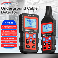 NOYAFA NF-826 Underground Cable Tracker Anti-Interference Cable Locator High&Low Voltage Cable Tester Underground Pipe Detector
