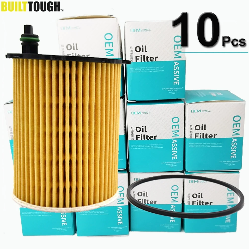 QTY 10, Engine Oil Filters For Citroen C4 C-ELYSEE DS4 Nemo Xsara Ford Focus Peugeot 206 308 Suzuki Liana Mazda Axela 1109AY