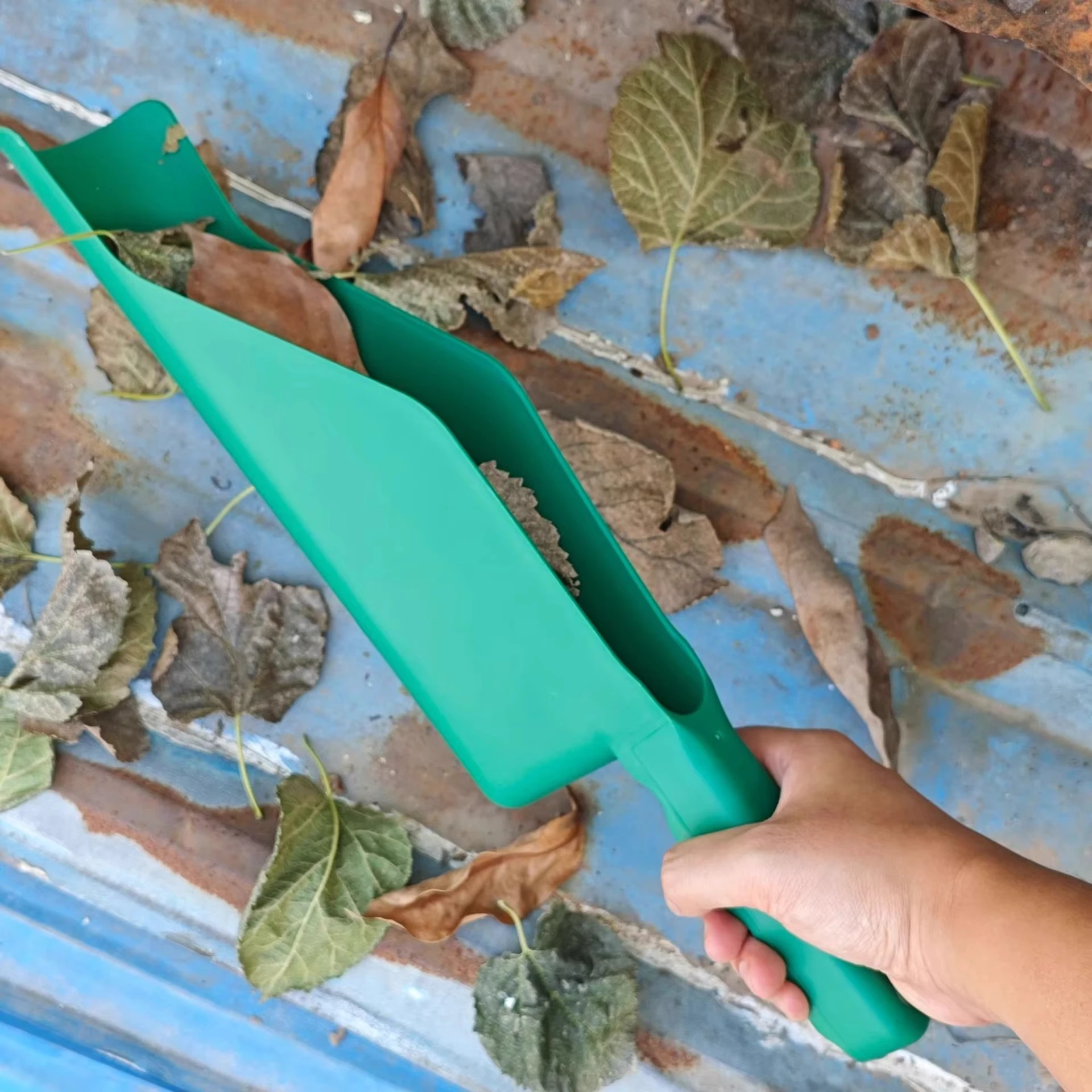1/2pcs Getter Gutter Scoop Large Capacity Spade Home Garden Roof Leaf Gutter Cleaning Shovel Tool Multipurpose Dirt Debris Remov