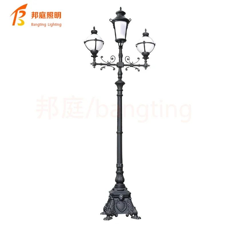 European style landscape lighting outdoor household residential villa led garden light ip65 antique square park lights